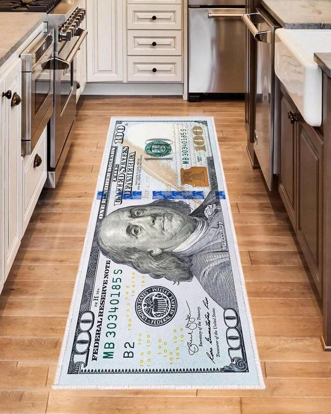  One Hundred Dollar Design Area Rug for Living Room