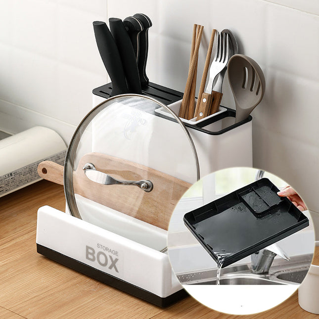 Tableware Storage Holders Kitchen Knife Plastic Storages 