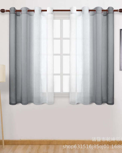 Gradient Sheer Curtains for Balcony