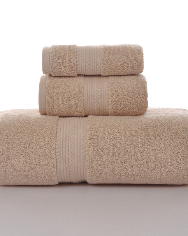 Household Soft Absorbent Pure Cotton Towel Set of Three