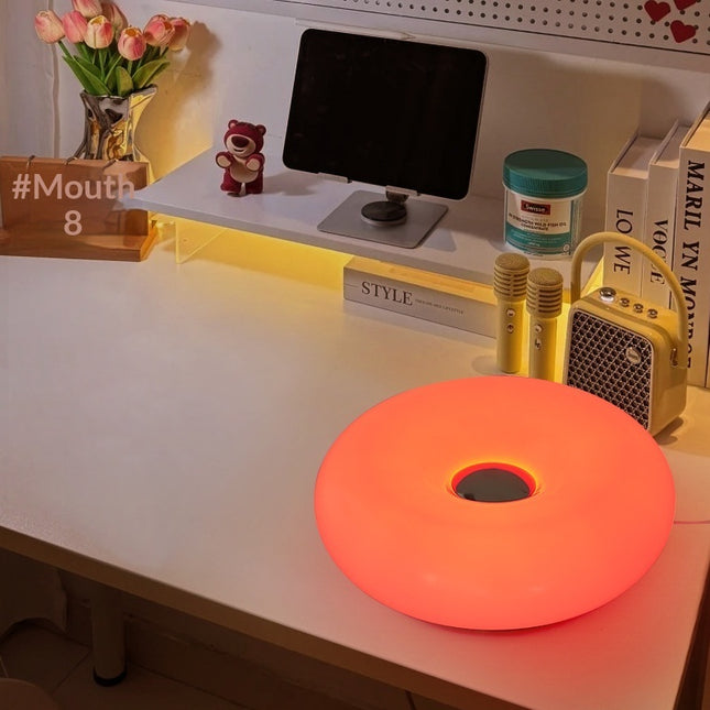 donut table lamp
RGB mood lighting lamp
touch dimmable table lamp
modern bedside lamp
LED desk lamp
color changing table light
bedroom ambient lamp
living room decorative lamp
mood lighting lamp
night light table lamp