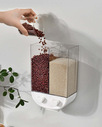 Grids Wall Mounted Food Storage Containers in Kitchen