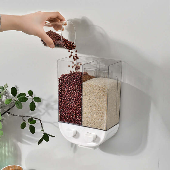 Grids Wall Mounted Food Storage Containers in Kitchen