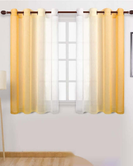Gradient Sheer Curtains for Balcony