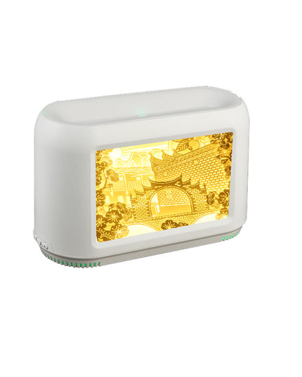 Decorative Paper-Cut Light Box Humidifier