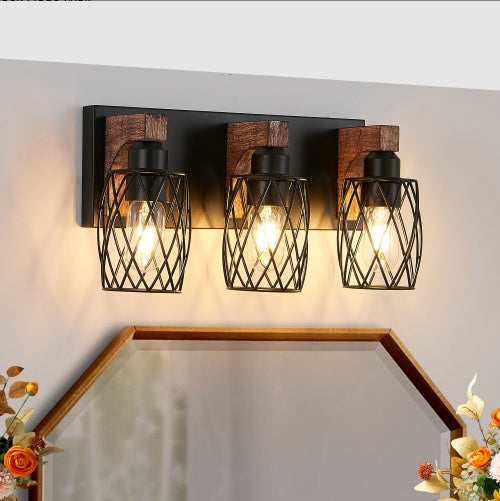 18inch Industrial Vintage 3-Light Wall Sconce 