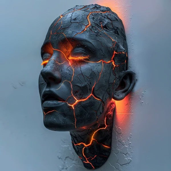 Broken Soul Wall Lamp Pendant Craft Decoration
