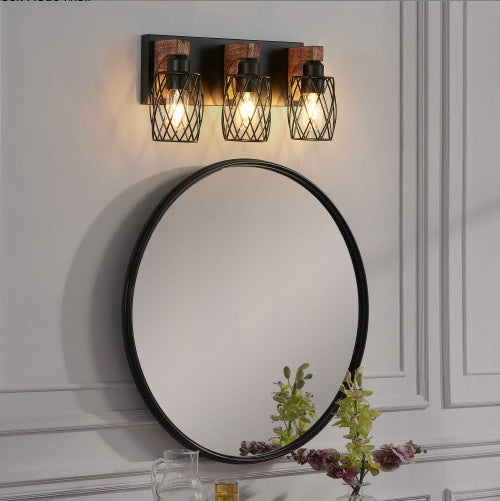 18inch Industrial Vintage 3-Light Wall Sconce 