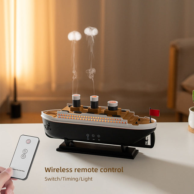  Colorful LED Steamship Diffuser for Home