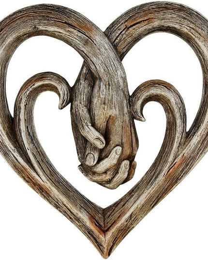 Hand-in-hand Heart Wall Decor Decorative Art Piece