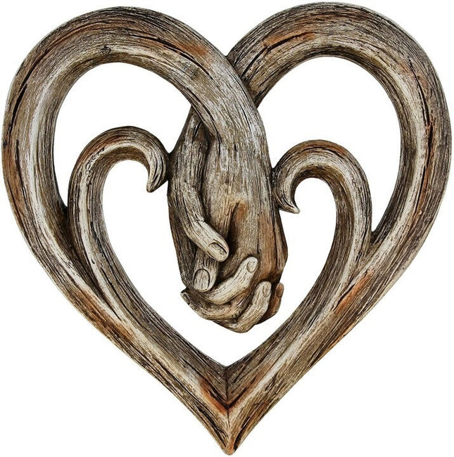 Hand-in-hand Heart Wall Decor Decorative Art Piece
