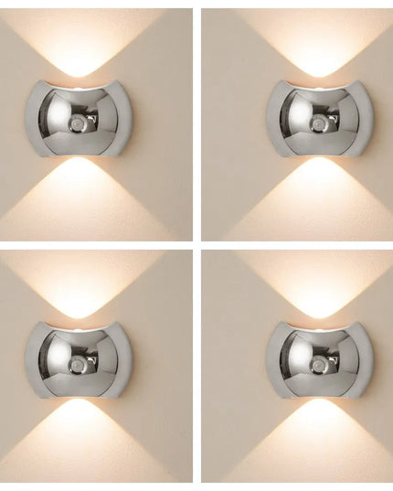 2PCS Motion Sensor Wall Lights For Bedroom & Living Room