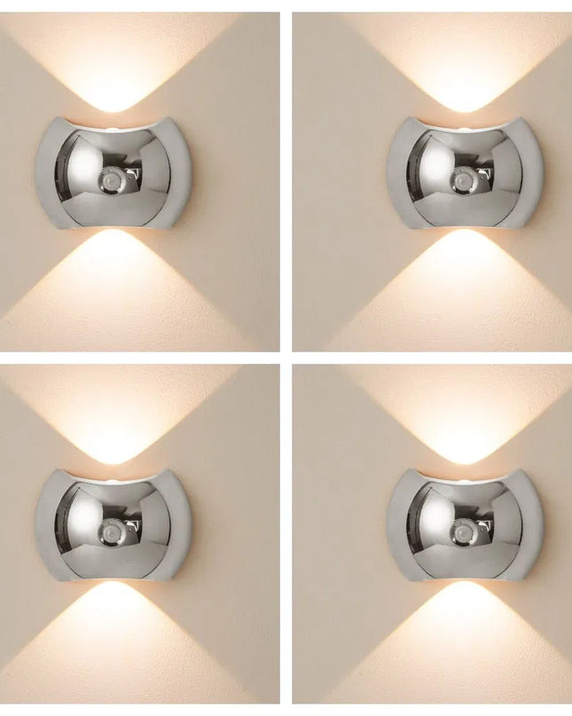 2PCS Motion Sensor Wall Lights For Bedroom & Living Room