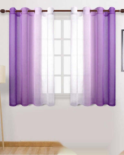 Gradient Sheer Curtains for Balcony