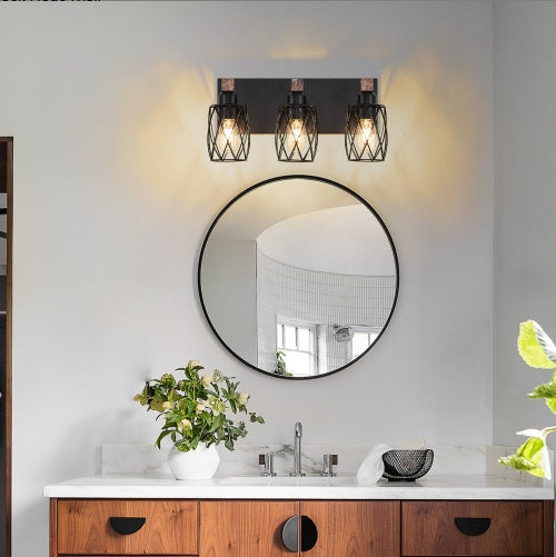 18inch Industrial Vintage 3-Light Wall Sconce 