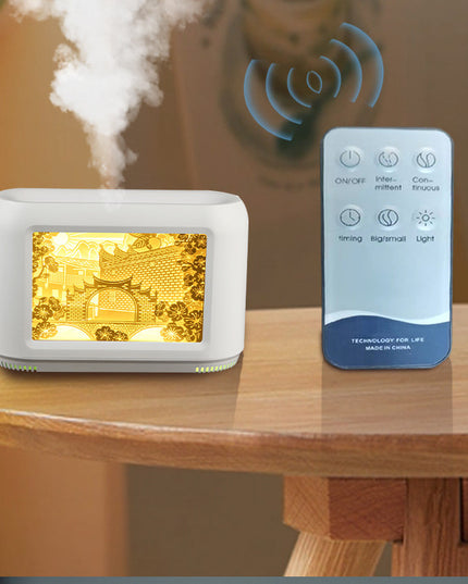  Decorative Paper-Cut Light Box Humidifier