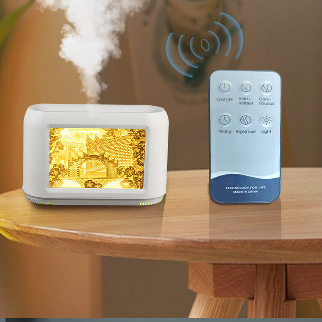  Decorative Paper-Cut Light Box Humidifier