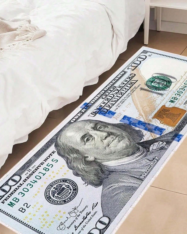 One Hundred Dollar Design Area Rug for Living Room