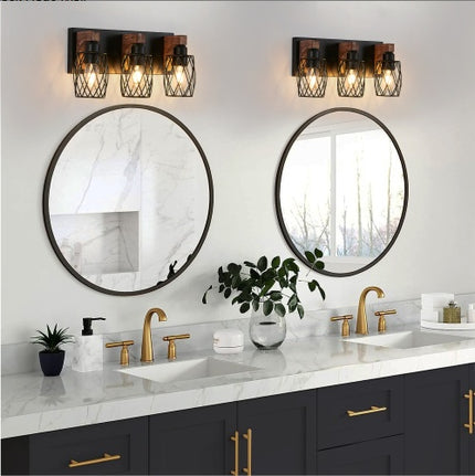 18inch Industrial Vintage 3-Light Wall Sconce 