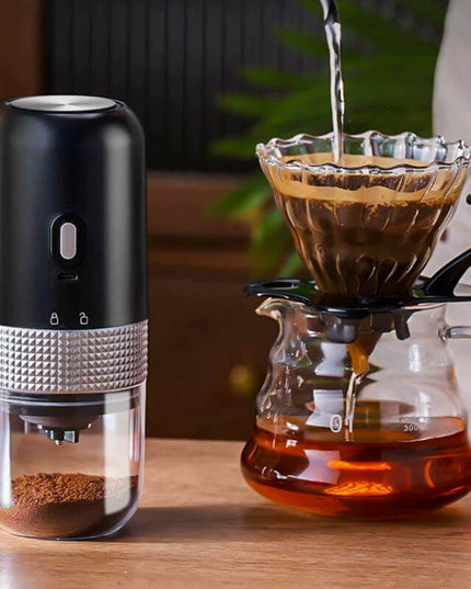 Electric Ceramic Coffee Grinder USB Charging Portable Outdoor  