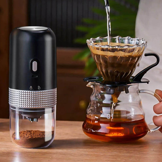 Electric Ceramic Coffee Grinder USB Charging Portable Outdoor  