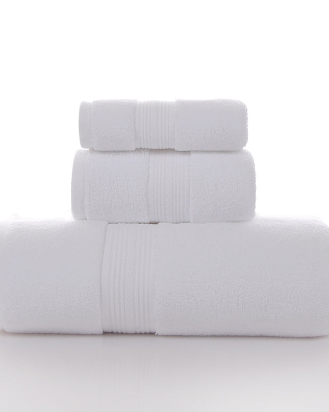 Household Soft Absorbent Pure Cotton Towel Set of Three