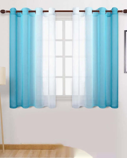 Gradient Sheer Curtains for Balcony
