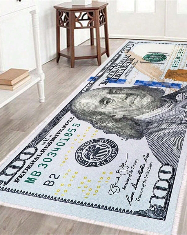  One Hundred Dollar Design Area Rug for Living Room