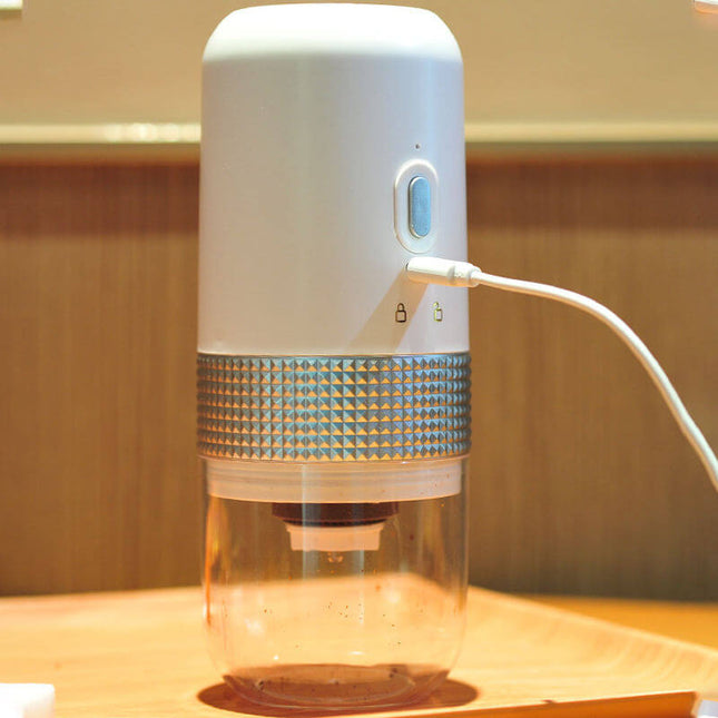 Electric Ceramic Coffee Grinder USB Charging Portable Outdoor  