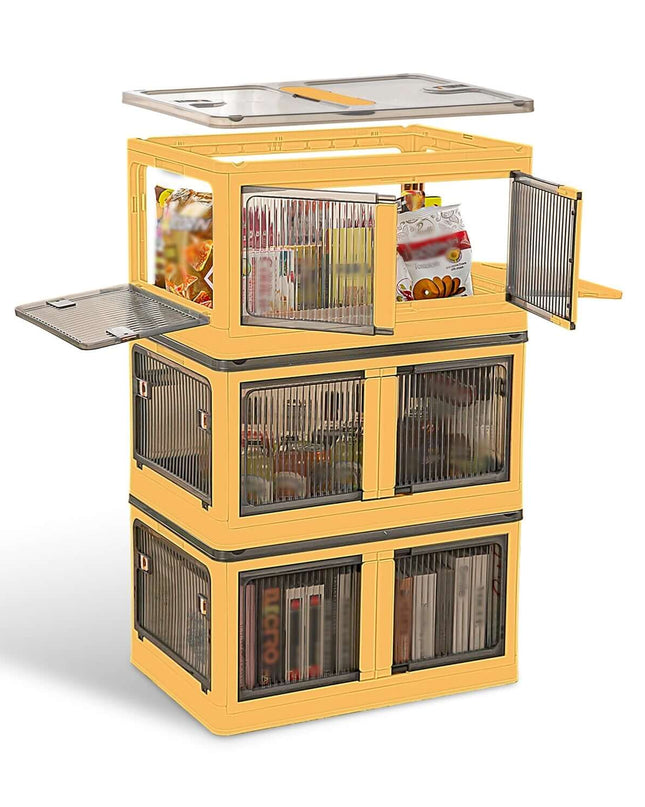 foldable storage bins
stackable storage containers
closet organizer bins
collapsible storage boxes
storage bins with lids
rolling storage organizer
plastic storage containers
home storage solution
multifunction storage bins
lockable organizer boxes